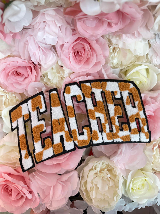 Teacher Chenille Patch