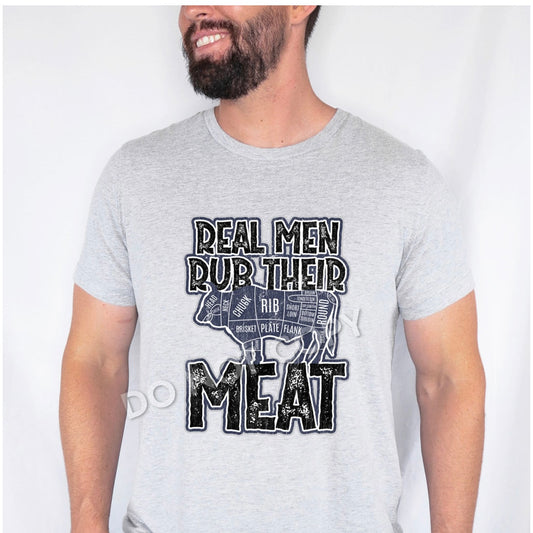 Real Men Rub Their Meat