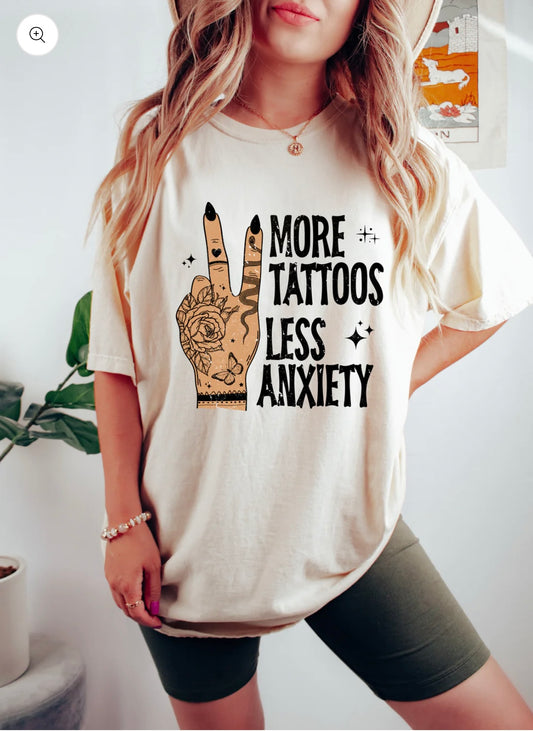 More tattoos less anxiety