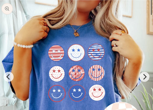 Patriotic Happy Faces