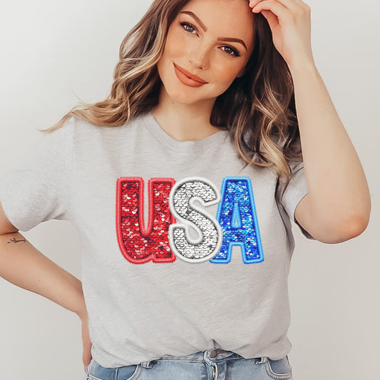 Faux Sequin USA