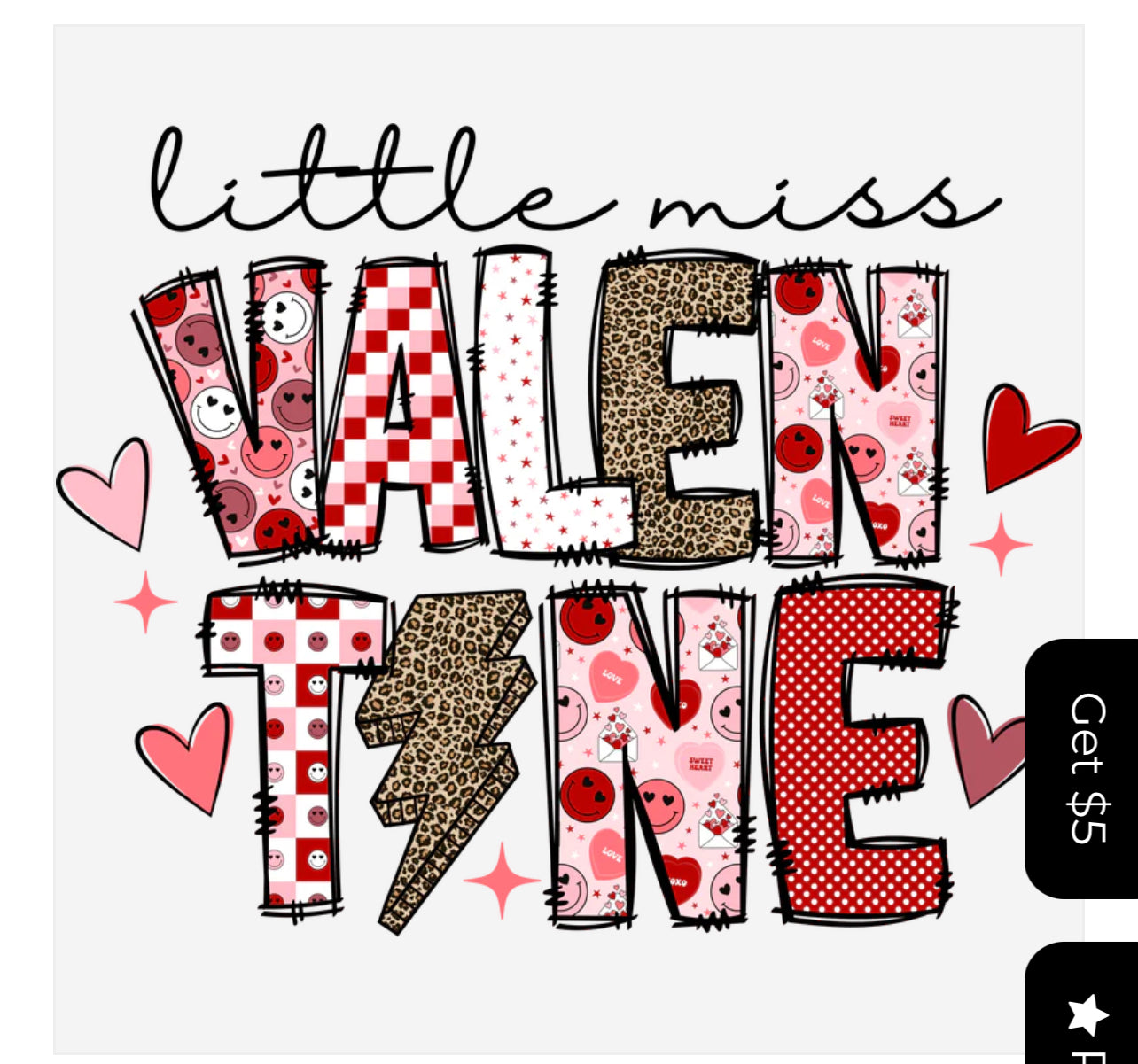 Little miss Valentine infant